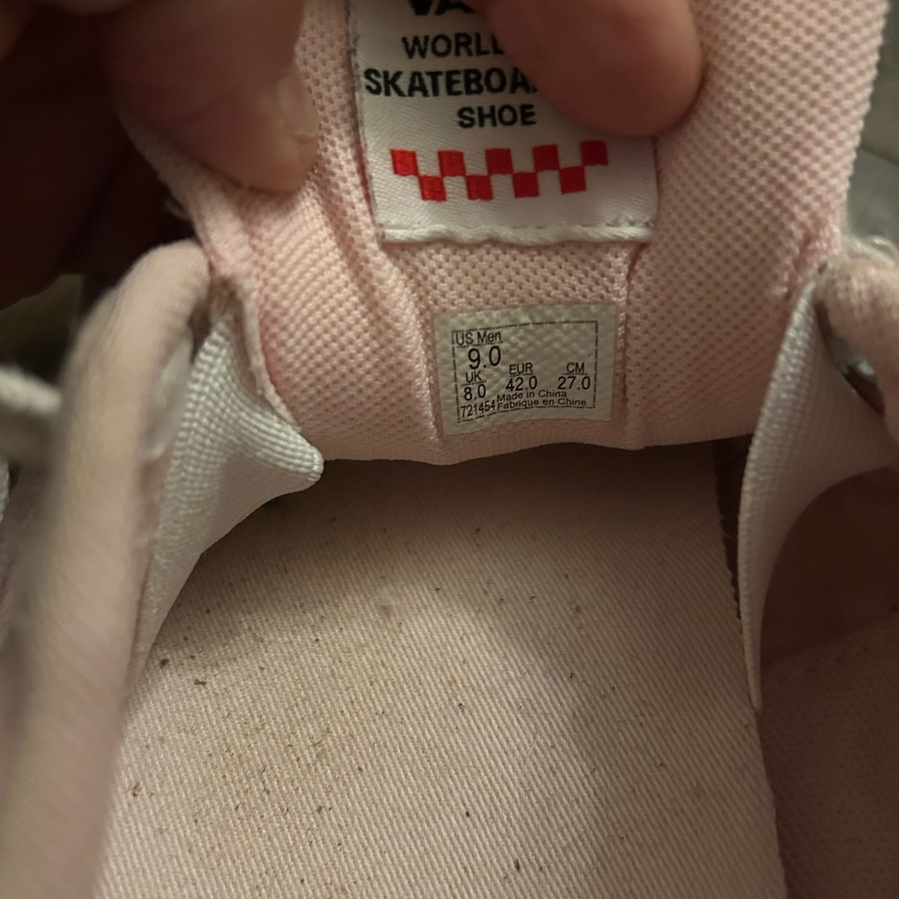 Vans Kyle Walker Men’s Acid Denim Pink White PopCush Skate Shoes Sneakers Unisex - Picture 7 of 7